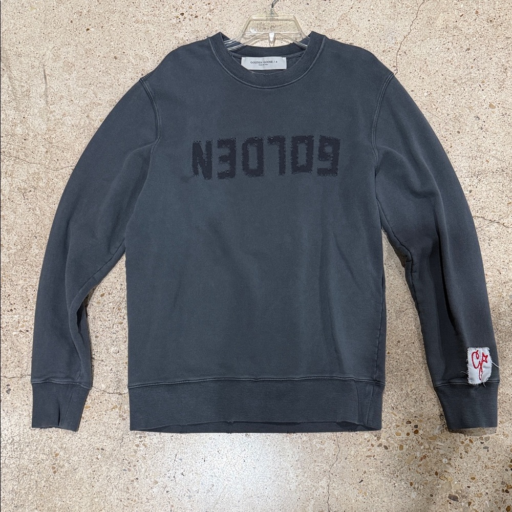 Golden Goose Charcoal Crewneck Sweater